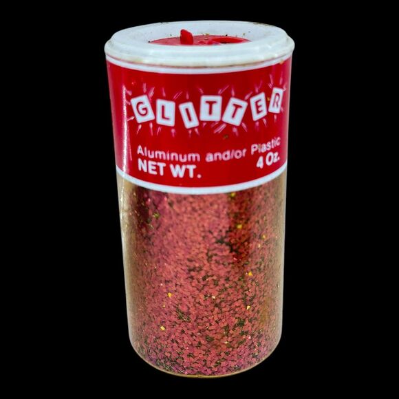 (11) Containers Jars of Crafters Glitter Lot Luco Glitterex Chunky 70s-90s VTG - Picture 4 of 12